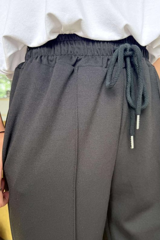 Made in Italy Cricket City Seamed Jogger Black